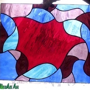 A denevér üvegkép, Otthon & Életmód, Dekoráció, Kép & Falikép, Üvegkép, Üvegművészet, MESKA