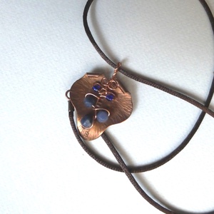 Erdők bogyói vörösréz medál, Ékszer, Nyaklánc, Medál, Ékszerkészítés, Ötvös, MESKA