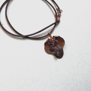 Erdők bogyói vörösréz medál - ékszer - nyaklánc - medál - Meska.hu