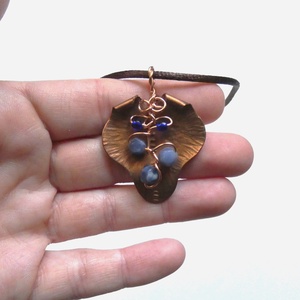 Erdők bogyói vörösréz medál - ékszer - nyaklánc - medál - Meska.hu