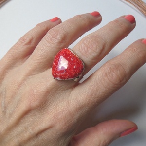 Szívem csücske tűzzománc medál - Meska.hu