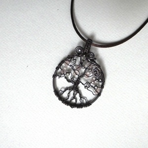 Életfa termése réz medál - ékszer - nyaklánc - medál - Meska.hu