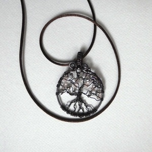 Életfa termése réz medál - Meska.hu