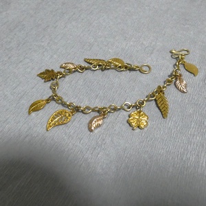 Ragyogó sárga réz karkötő - ékszer - karkötő - charm karkötő - Meska.hu