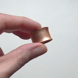 Homorú réz gyűrű - Meska.hu