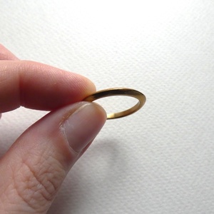 Aranyló karika rét gyűrű - ékszer - gyűrű - kerek gyűrű - Meska.hu