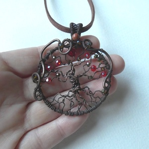 Életfa gyümölcsei réz medál - ékszer - nyaklánc - medál - Meska.hu