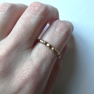 Dimbek, dombok - sárgaréz gyűrű - ékszer - gyűrű - kerek gyűrű - Meska.hu