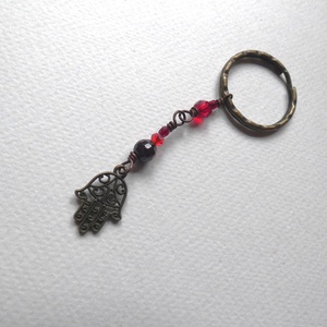 Fatima keze táskadísz, Táska & Tok, Kulcstartó & Táskadísz, Kulcstartó, Ékszerkészítés, Fémmegmunkálás, MESKA