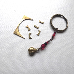 Katicás táskadísz, Táska & Tok, Kulcstartó & Táskadísz, Kulcstartó, Ékszerkészítés, Fémmegmunkálás, MESKA