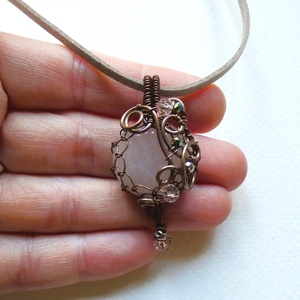 Gyengéd érzelmek - ásványos réz medál - ékszer - nyaklánc - medál - Meska.hu