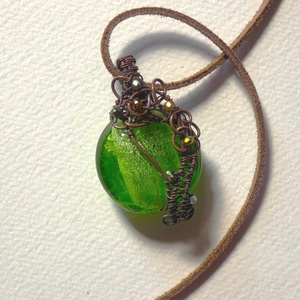 Tavaszi zsongás réz medál - Meska.hu