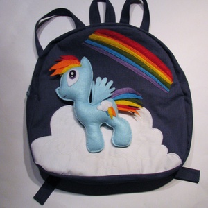 Rainbow dash / Póni hátizsák - én kicsi pónim - Meska.hu