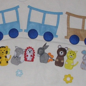 Vonatos falvédő  200X80 -  - Meska.hu