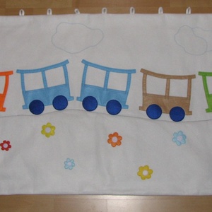 Vonatos falvédő  200X80 -  - Meska.hu