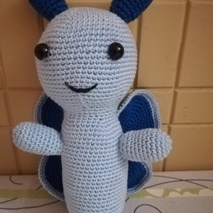 Horgolt pillangó (amigurumi) - játék & sport - plüssállat & játékfigura - maci - Meska.hu