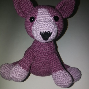 Horgolt kedves KUTYA  _Amigurumi figura - Meska.hu