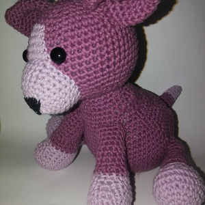 Horgolt kedves KUTYA  _Amigurumi figura - játék & sport - plüssállat & játékfigura - kutya - Meska.hu