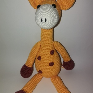 Horgolt Zsiráf  _Amigurumi figura - játék & sport - plüssállat & játékfigura - zsiráf - Meska.hu