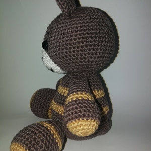 Horgolt sötétbarna Maci  _Amigurumi figura - játék & sport - plüssállat & játékfigura - maci - Meska.hu