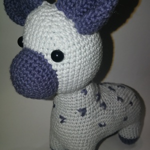 Horgolt álló Zsiráf_Amigurumi figura, Játék & Sport, Plüssállat & Játékfigura, Zsiráf, Horgolás, MESKA