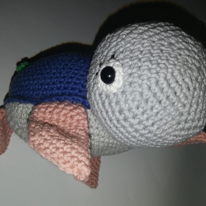 Horgolt nagy Teknős_Amigurumi figura - játék & sport - plüssállat & játékfigura - más figura - Meska.hu