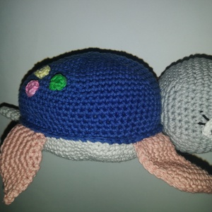Horgolt nagy Teknős_Amigurumi figura - Meska.hu
