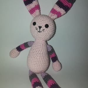 Horgolt Nyuszi/ Gida/Kis tehén _Amigurumi figura - játék & sport - plüssállat & játékfigura - zsiráf - Meska.hu