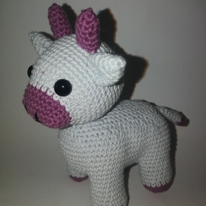 Horgolt Nyuszi/ Gida/Kis tehén _Amigurumi figura - játék & sport - plüssállat & játékfigura - zsiráf - Meska.hu