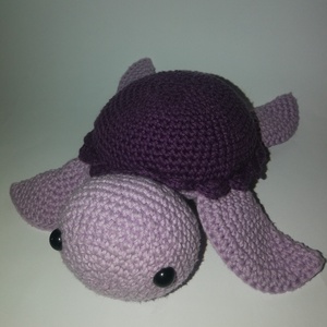 Horgolt kicsi Teknős_Amigurumi figura - játék & sport - plüssállat & játékfigura - más figura - Meska.hu