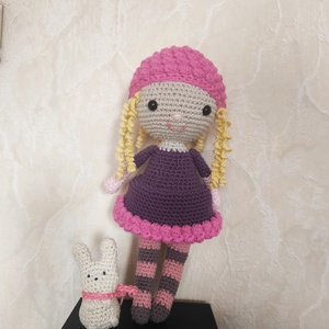 Horgolt BABA (rózsaszín) _Amigurumi figura - játék & sport - plüssállat & játékfigura - ember - Meska.hu