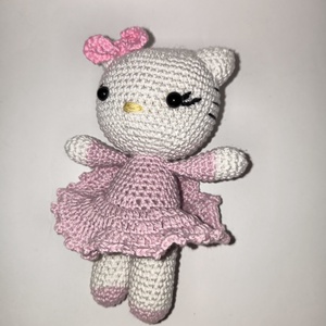 Hello Kitty  _Amigurumi figura, Játék & Sport, Plüssállat & Játékfigura, Cica, Horgolás, MESKA
