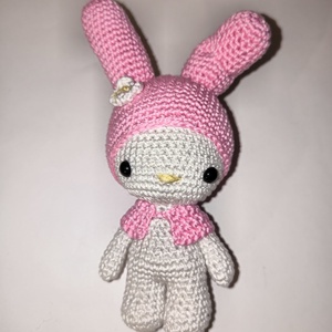 My Melody _Amigurumi figura - játék & sport - plüssállat & játékfigura - nyuszi - Meska.hu