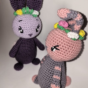Maroknyuszik_Amigurumi figura, Játék & Sport, Plüssállat & Játékfigura, Nyuszi, Horgolás, MESKA