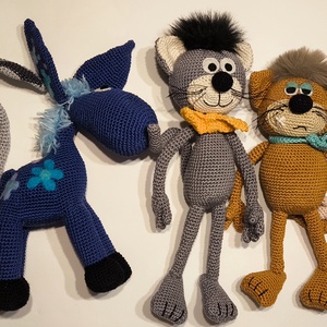 MIrr-Murr  csapat horgolt figurák - Meska.hu