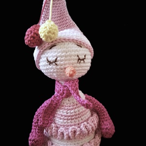 Manócska/Hóember _Amigurumi figura - Meska.hu