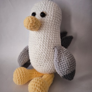 Sirály _Amigurumi figura - Meska.hu