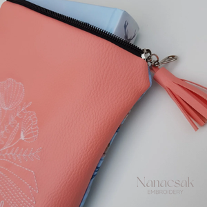 Hímzett könyvtok - barack - könyv & zene - könyvtok - Meska.hu