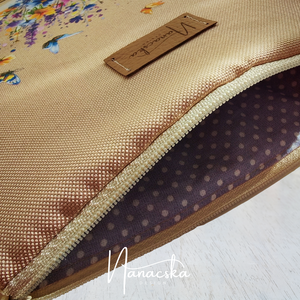 Sárkányos könyvtok - rózsaszín rózsás - könyv & zene - könyvtok - Meska.hu