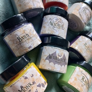 DnD Class illatgyertyák - otthon & életmód - gyertya, illat, aroma - gyertya - Meska.hu