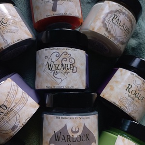 DnD Class illatgyertyák - otthon & életmód - gyertya, illat, aroma - gyertya - Meska.hu