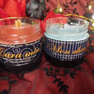 [Cseresznyés karamell] - Cara mia!  szójaviasz illatgyertya - otthon & életmód - gyertya, illat, aroma - gyertya - Meska.hu