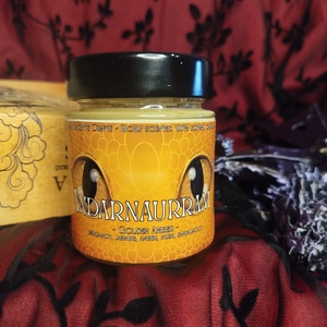 [Borostyán] - Andarna szójaviasz illatgyertya - otthon & életmód - gyertya, illat, aroma - gyertya - Meska.hu