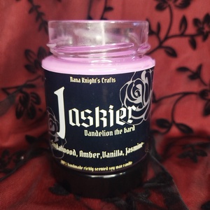 [Kökörcsin és Rózsa] - Jaskier, kökörcsin a bárd szójaviasz illatgyertya, Otthon & Életmód, Gyertya, illat, aroma, Gyertya, Gyertya-, mécseskészítés, MESKA