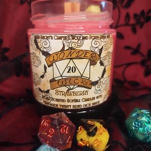 [Földieper] - WonderWick szójaviasz illatgyertya ajándék kockával, Otthon & Életmód, Gyertya, illat, aroma, Gyertya, Gyertya-, mécseskészítés, MESKA