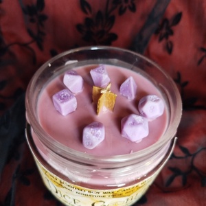 [Szederlekvár] - DiceGoblin szójaviasz illatgyertya ajándék kockával, Otthon & Életmód, Gyertya, illat, aroma, Gyertya, Gyertya-, mécseskészítés, MESKA