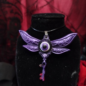 Szitakötő - Nyaklánc, Ékszer, Nyaklánc, Medálos nyaklánc, Ékszerkészítés, MESKA