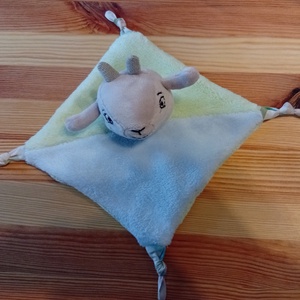 Alvóka, rongyi, kecske, alvókendő, szundikendő - játék & sport - 3 éves kor alattiaknak - alvóka & rongyi - Meska.hu