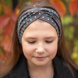 Elasztikus, csavaros elejű fejpánt, hajpánt, fülvédőpánt, Ruha & Divat, Sál, Sapka, Kendő, Fejpánt, Varrás, MESKA