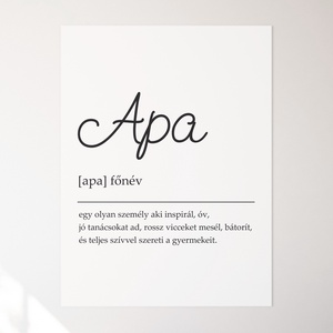 Nyomtatható apa kép - otthon & életmód - dekoráció - kép & falikép - poszter - Meska.hu